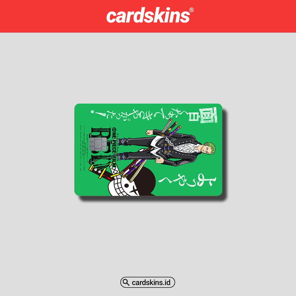 Skin Card, ATM Chủ Đề ONE PIECE RED  | Miếng Dán Thẻ ATM, Thẻ Chung Cư Trang Trí - Chống Nước
