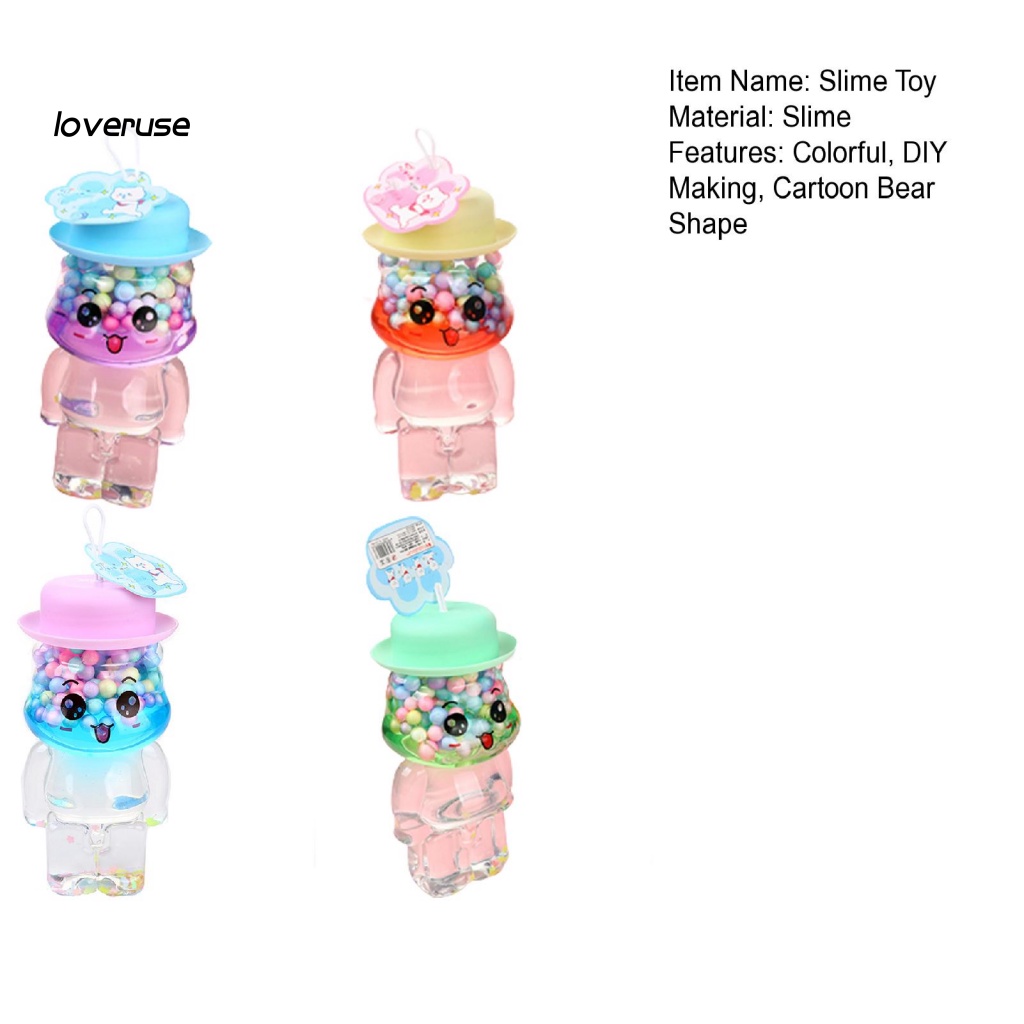 / Lo / Đồ Chơi Chất Nhờn Ma Quái Slime Nhiều Màu Sắc DIY Nhỏ Gọn Dành Cho Trẻ