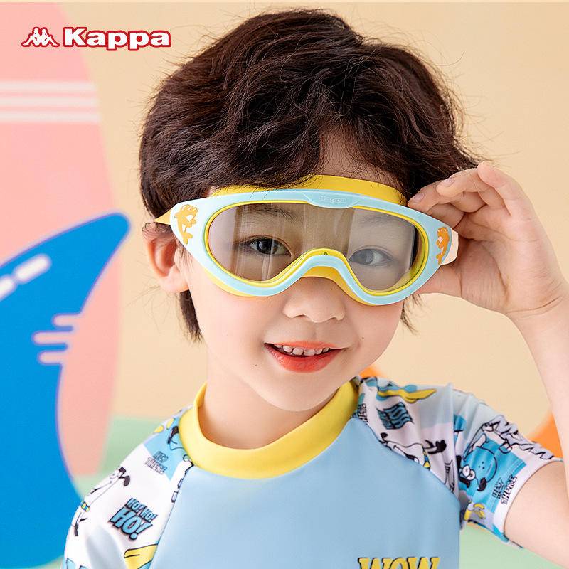Kappa Kính Bơi Gọng Lớn Chống Sương Mù Không Thấm Nước Chuyên Dùng Cho Bé