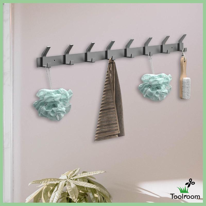 Giá Treo Áo Khoác / Nón / Áo Khoác Bằng Nhôm Với 8 Móc Treo Tiện Dụng Cho Lễ Phục Vụ