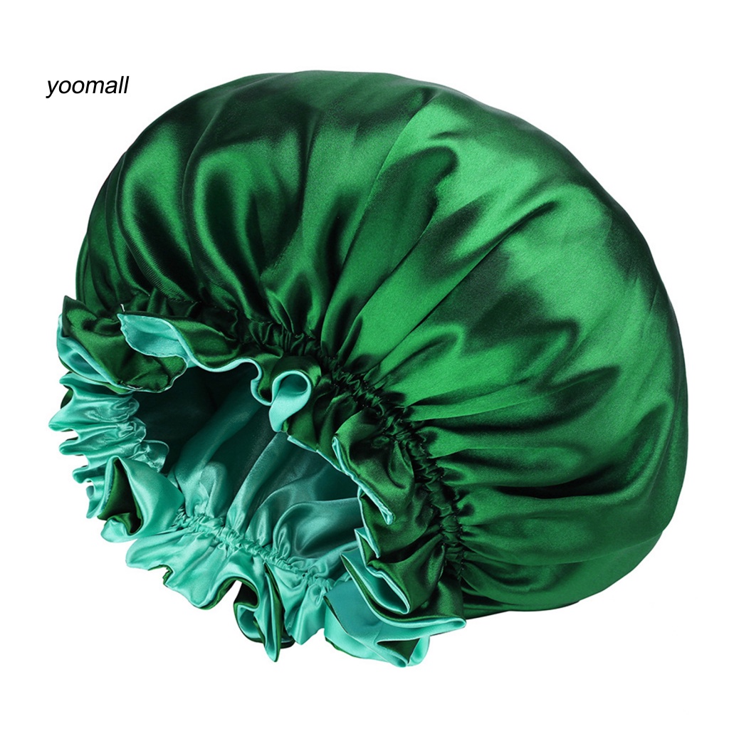 Mũ Trùm Đầu Hai Lớp Mềm Mịn Không Vành Dùng Khi Ngủ / Tắm Cho Nữ