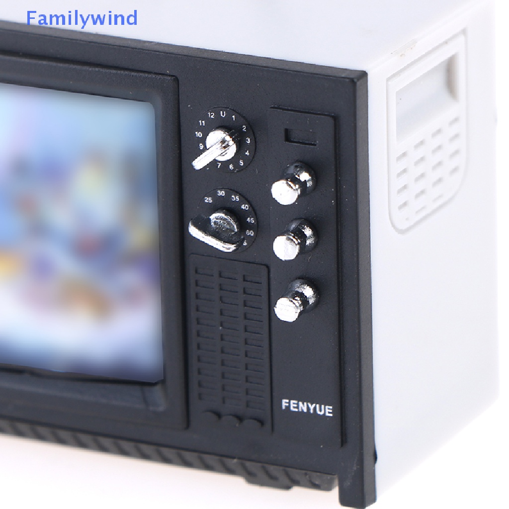 Familywind &gt; Đồ Chơi Mô Hình TV Mini Phong Cách retro Trang Trí Nhà Búp Bê