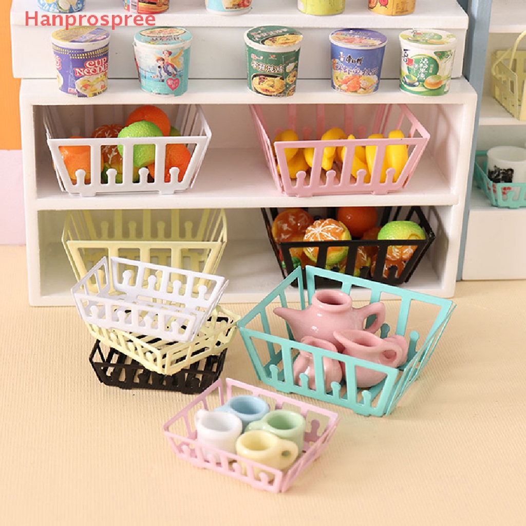 Giỏ Đựng Thực Phẩm Mini Tỉ Lệ 1: 12 Trang Trí Nhà Búp Bê