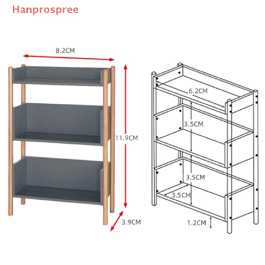 Kệ Đựng Sách / Hoa Trang Trí Nội Thất Nhà Búp Bê Tỉ Lệ 1: 12