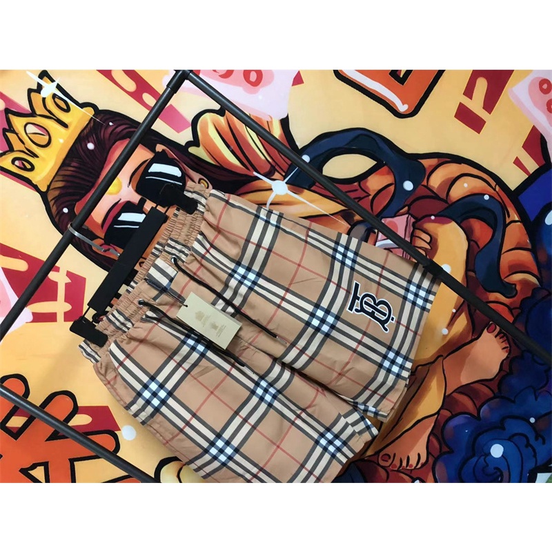 Quần Short cotton Co Giãn Họa Tiết Kẻ Sọc Chất Lượng Cao BUR99BER-2023