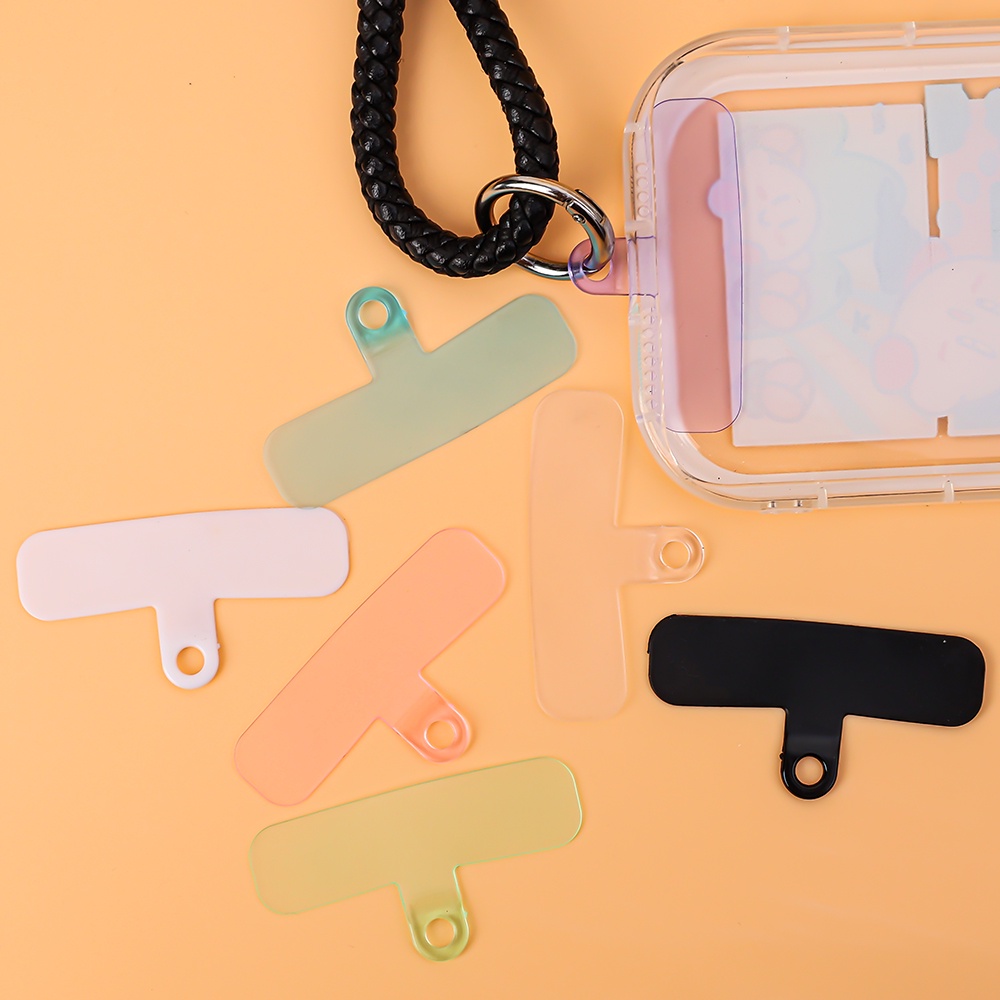 Miếng Dán Ốp Điện Thoại PVC Màu Trơn Chống Thất Lạc Có Thể Thay Thế Thẻ