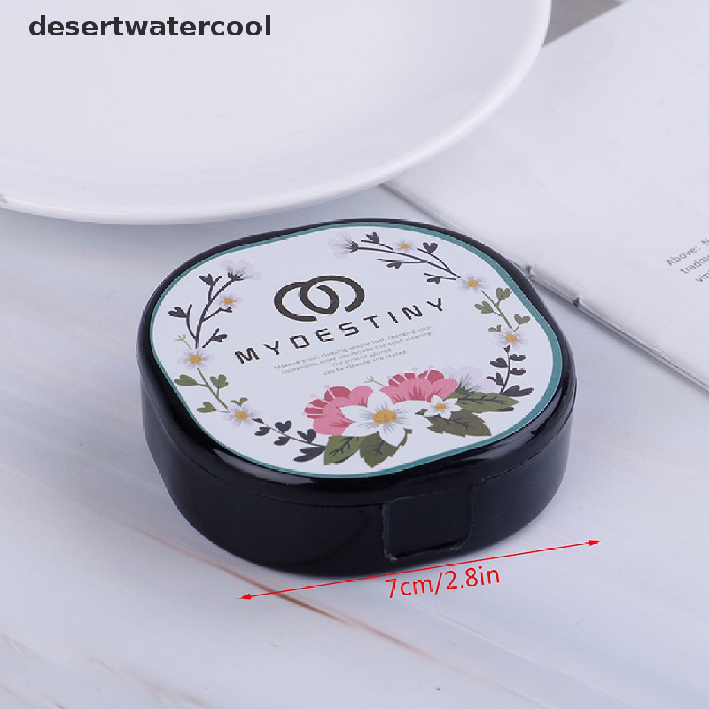 Hộp Vệ Sinh Cọ Trang Điểm Màu Đen Tiện Dụng