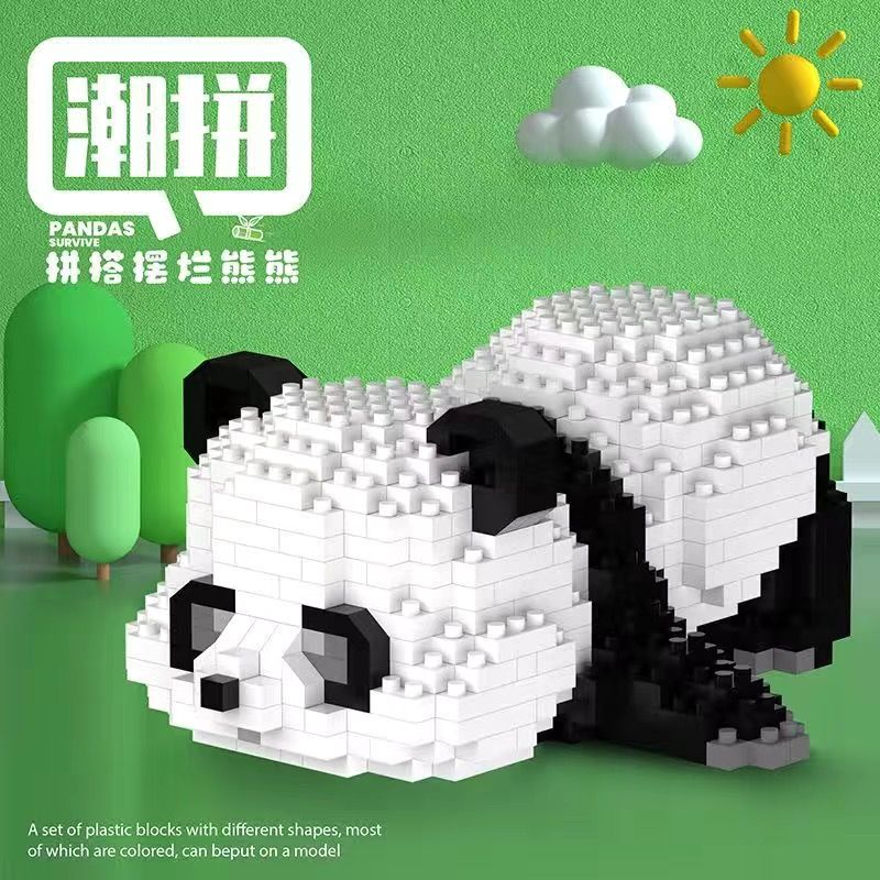 Bộ Đồ Chơi Lắp Ráp Lego Hình Gấu Trúc Vui Nhộn