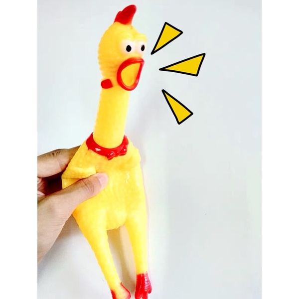 Gà bóp kêu la hét nhiều size Shrilling Chicken xả stress thú vị ngộ nghĩnh BIBI PARTY GBK