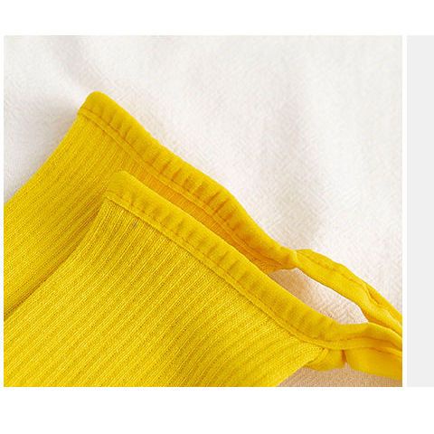 Hàng Mới Về Jiashucheng Vớ Dây Chéo Màu Xanh Lá Dạ Quang Thời Trang Thu Đông Mới Cho Nữ