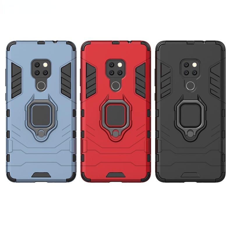 Ốp Lưng Huawei Mate 20 Có Vòng Khuyên Đỡ Điện Thoại Và Nam Châm Gắn Xe Ô Tô