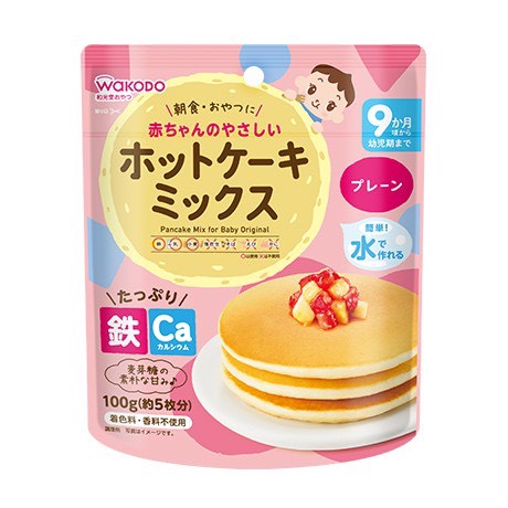 Bột làm bánh rán pancake Wakodo Nhật Bản cho bé 02/2025