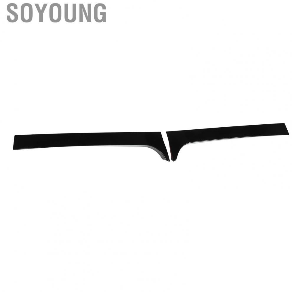 Soyoung Auto Window Side Spoiler Wing  Easy To Install Scratch Resistant Sporty Style Rear Durable for Car