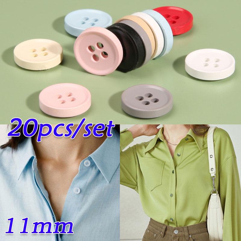 Set 20 Nút Tròn Dành Cho Áo Sơ Mi Nam Và Nữ