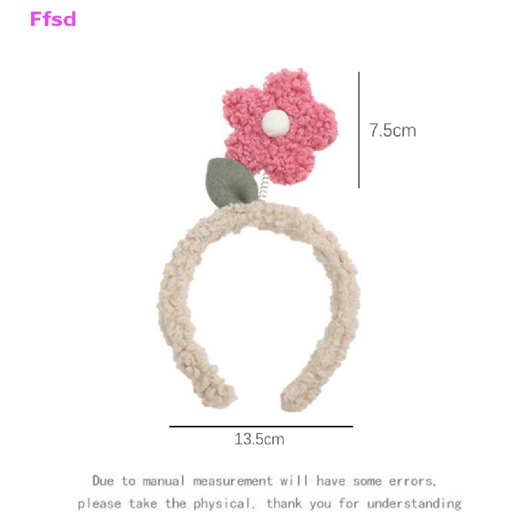 {Ffsd} Băng Đô Cài Tóc Bằng Bông Đính Hoa Đỏ Vui Nhộn Phụ Kiện Tiệc Sinh Nhật * Bán Chạy Cho Bé Gái