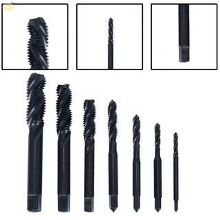 【VARSTR】Machine Screw Black HSS Plug Tap Drill Set Practical Surface Treatment Nitriding