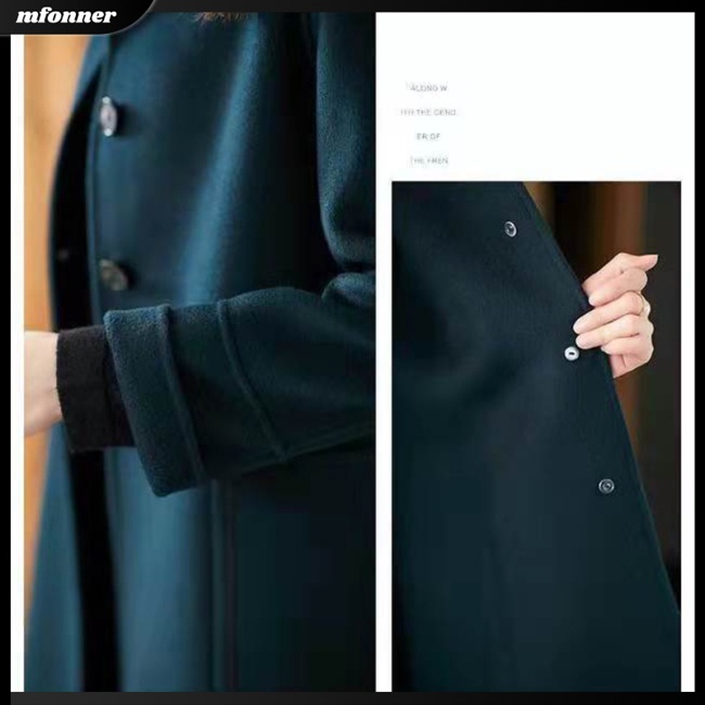 Áo Khoác Giả Len Hai Mặt Màu Sắc Thời Trang Cho Nữ