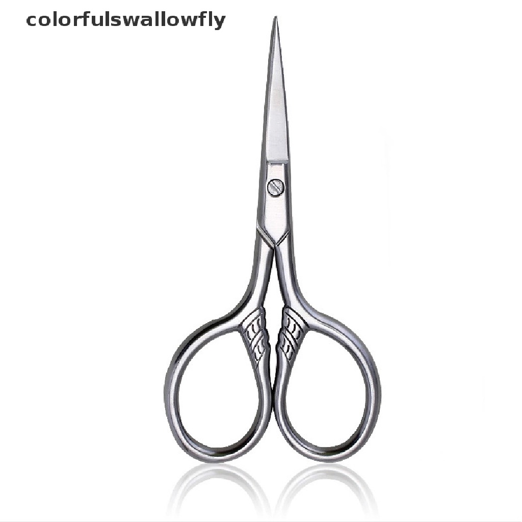 1 Kéo Cắt Lông Mày / Lông Mi / Mũi Bằng Thép Không Gỉ Nhiều Màu Sắc CSF
