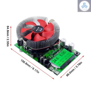 150W 200V 20A Electronic Load Tester Digital LCD Screen Electronic Adjustment Constant Load Meter Battery Capacity Tester Voltmeter Ammeter Multimeter