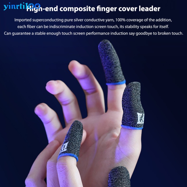 Set 2 Găng Tay Cảm Ứng Chơi Game Yinrti Chống Trượt Thoáng Khí