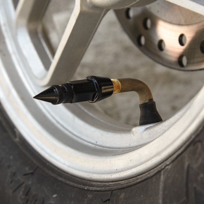 Nắp Van Bánh Xe Hơi / Xe Máy Đầu Nhọn Bằng Hợp Kim Sáng Tạo