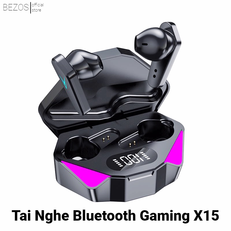 Tai Nghe Gaming X15 G11 PRO TWS Bluetooth 5.0 Có Micro Không Dây Hifi 9D Nghe Gọi Cảm Ứng Chạm Âm Thanh Sống Động