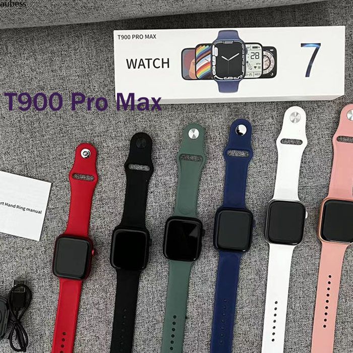 Máy Theo Dõi Nhịp Tim/Giấc Ngủ Iwo T900 Pro Max Series 7 Đã Sẵn Sàng Với Cuộc Gọi Bluetooth Thích Hợp Cho Cả Nam Và Nữ