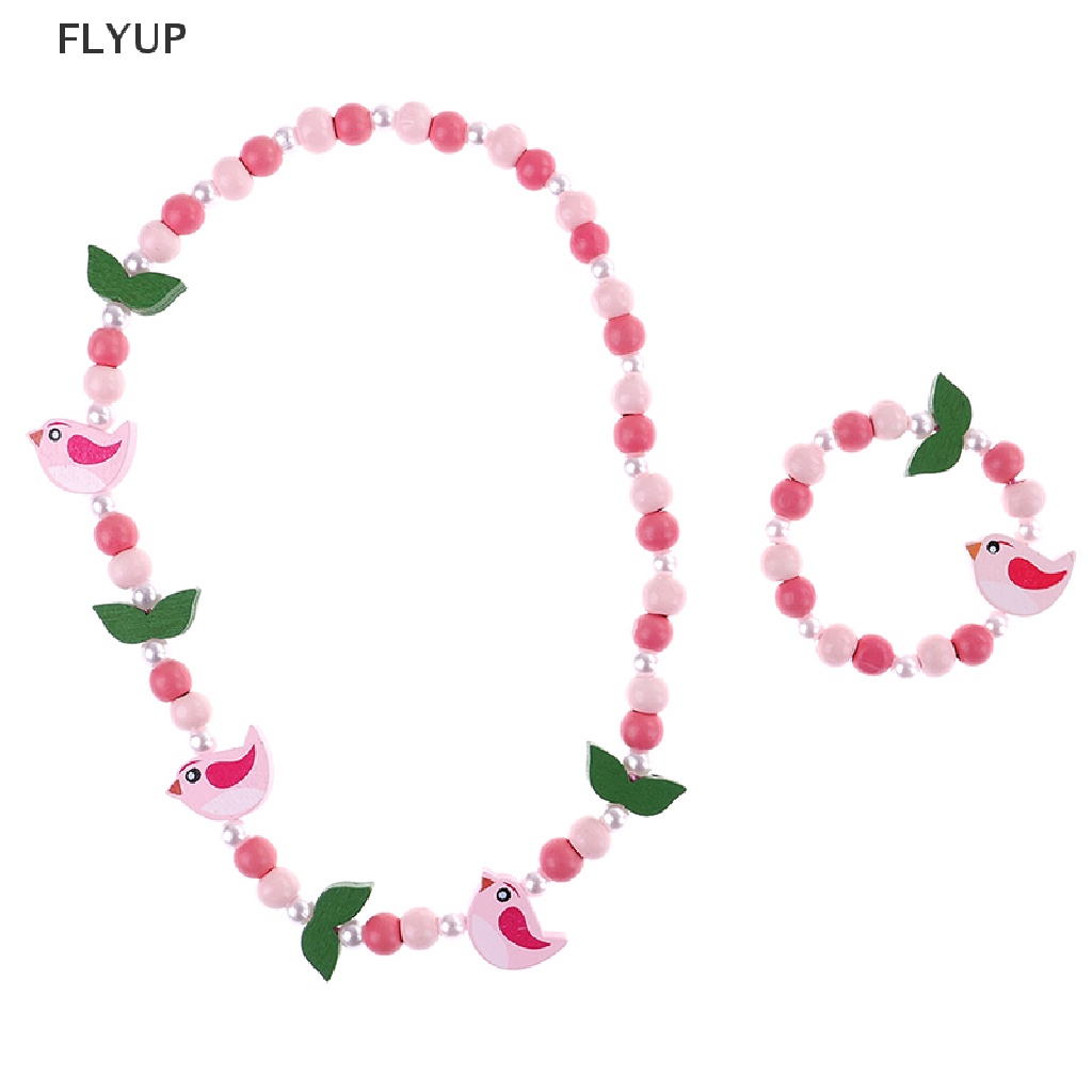 Vòng cổ Hạt Cườm Hoạt Hình Cho Bé Gái