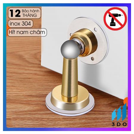 HCM Bộ 2 Hít Cửa Nam Châm Inox