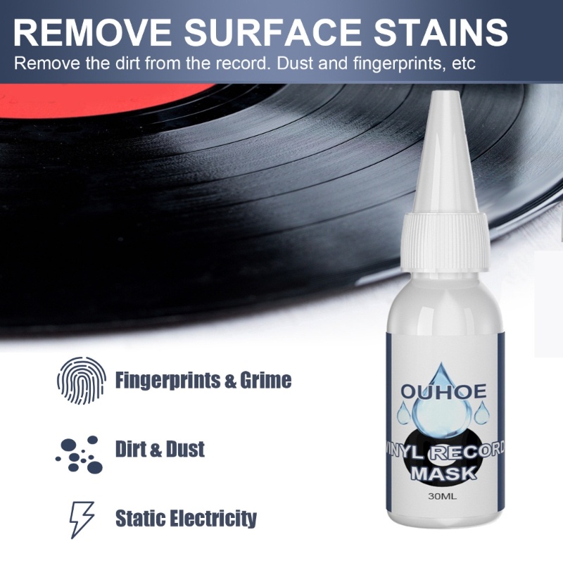 Nước Tẩy Bụi Bẩn Chống Tĩnh Điện 30ml Vinyl Chuyên Nghiệp