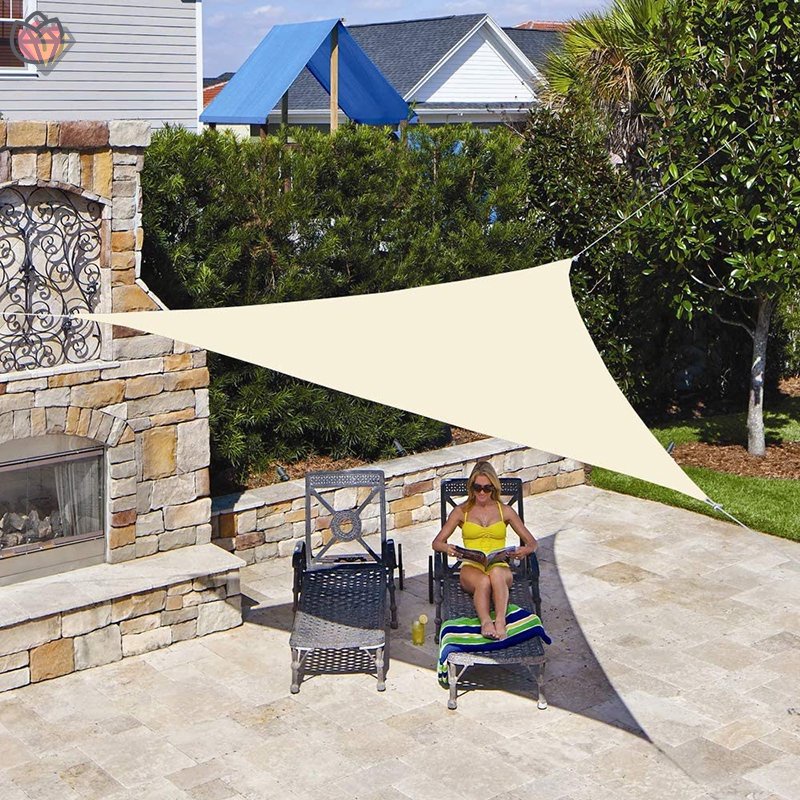 Tấm Bạt Che Nắng Hình Tam Giác 2x2x2m Chống Nước Cho Hồ Bơi / Cắm Trại