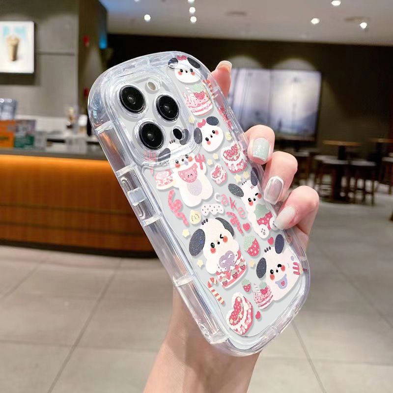 ✅Ốp Điện Thoại Mềm Trong Suốt Chống Sốc Hình Chú Cún Cho Iphone xr / 8p 13 xs7 12iPhone1411 Apple promax 8T1Z