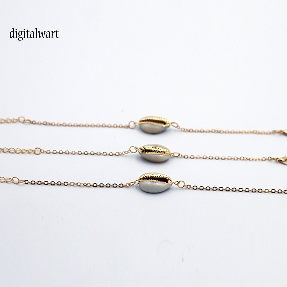 Kỹ Thuật Số| Vòng Tay Hở Đính Vỏ Sò Thời Trang Cho Nữ