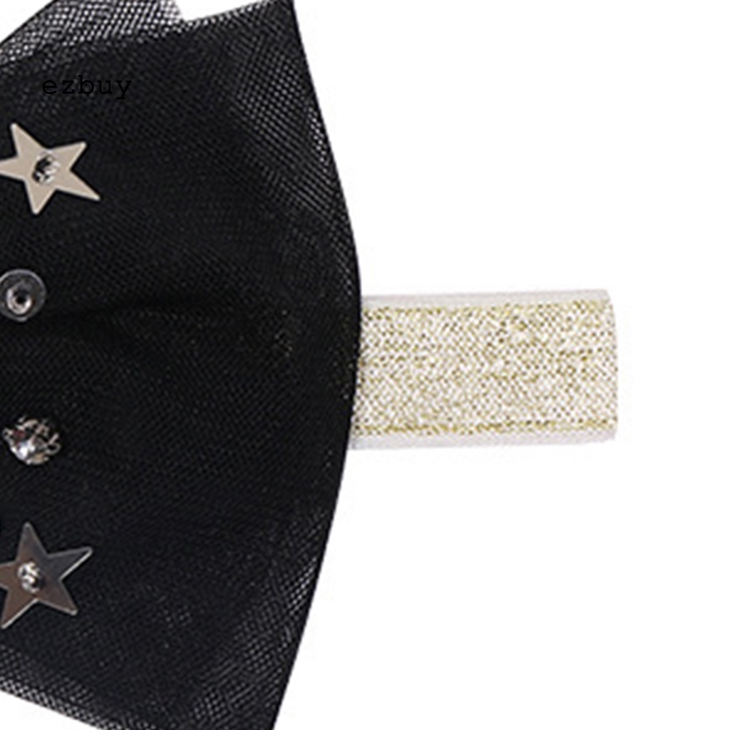 Băng Đô Nơ Lưới Đính Ngọc Trai Nhân Tạo Dễ Thương Dành Cho Bé Gái