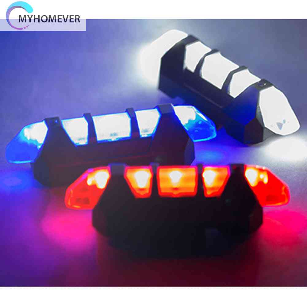 Đèn Hậu 5 Bóng LED Cho Xe Đạp