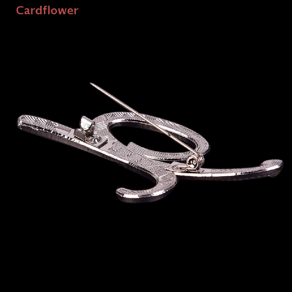 Ghim Cài Áo Hình 26 Chữ Cái Đính Đá Pha Lê Mới