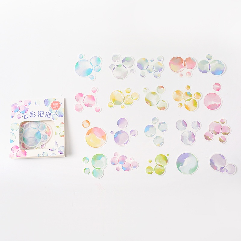 Miếng Dán Trang Trí Sổ Tay DIY Thiết Kế Dễ Thương