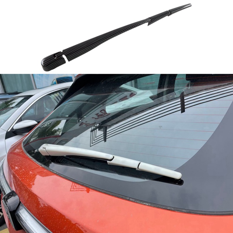 Viền Bọc Cần Gạt Nước Kính Chắn Gió Phía Sau Bằng Sợi Carbon Cho Honda HRV HR-V XR-V 2022 2023