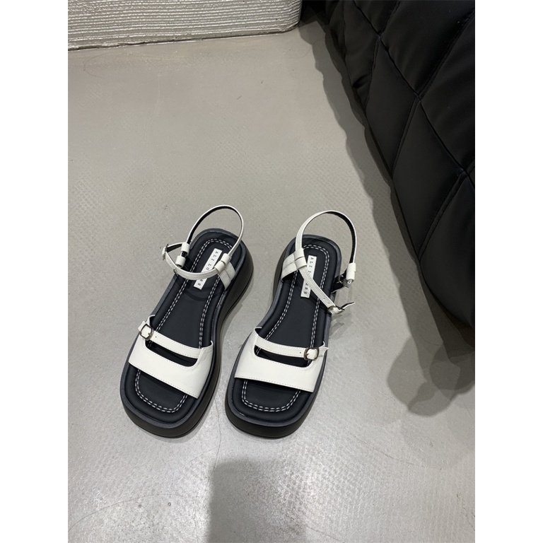 Sandal Đế Xuồng Mẫu Mới 2023 Phong Cách Roman Thời Trang Xuân Hè Cho Nữ