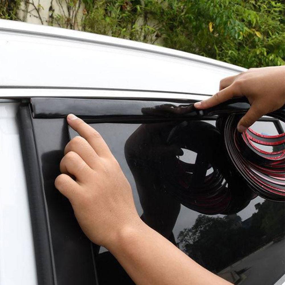 Dải Dán Bảo Vệ Cửa Xe Hơi Bằng Cờ Rôm Màu Đen Sang Trọng Tiện Dụng V5M