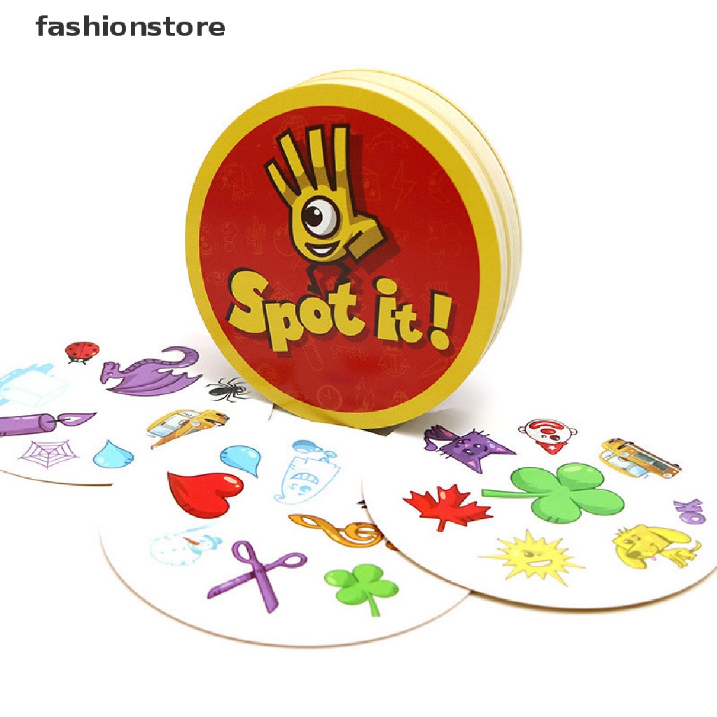 Bộ Thẻ Trò Chơi Board Game Spot It Phiên Bản Tiếng Anh