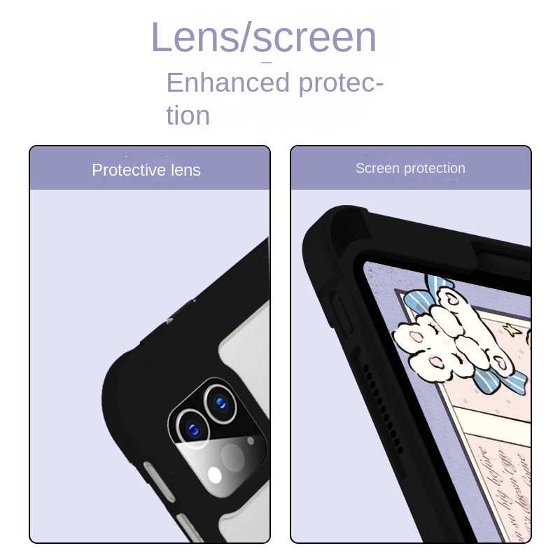 Ốp Máy Tính Bảng Bằng Acrylic Hình Thỏ Cho iPad Pro 11 2022 Air5 / 4 10.9 gen10 2022 mini6 iPad gen7 gen8 gen9 10.2 gen5 gen6 mini 4 5iPad