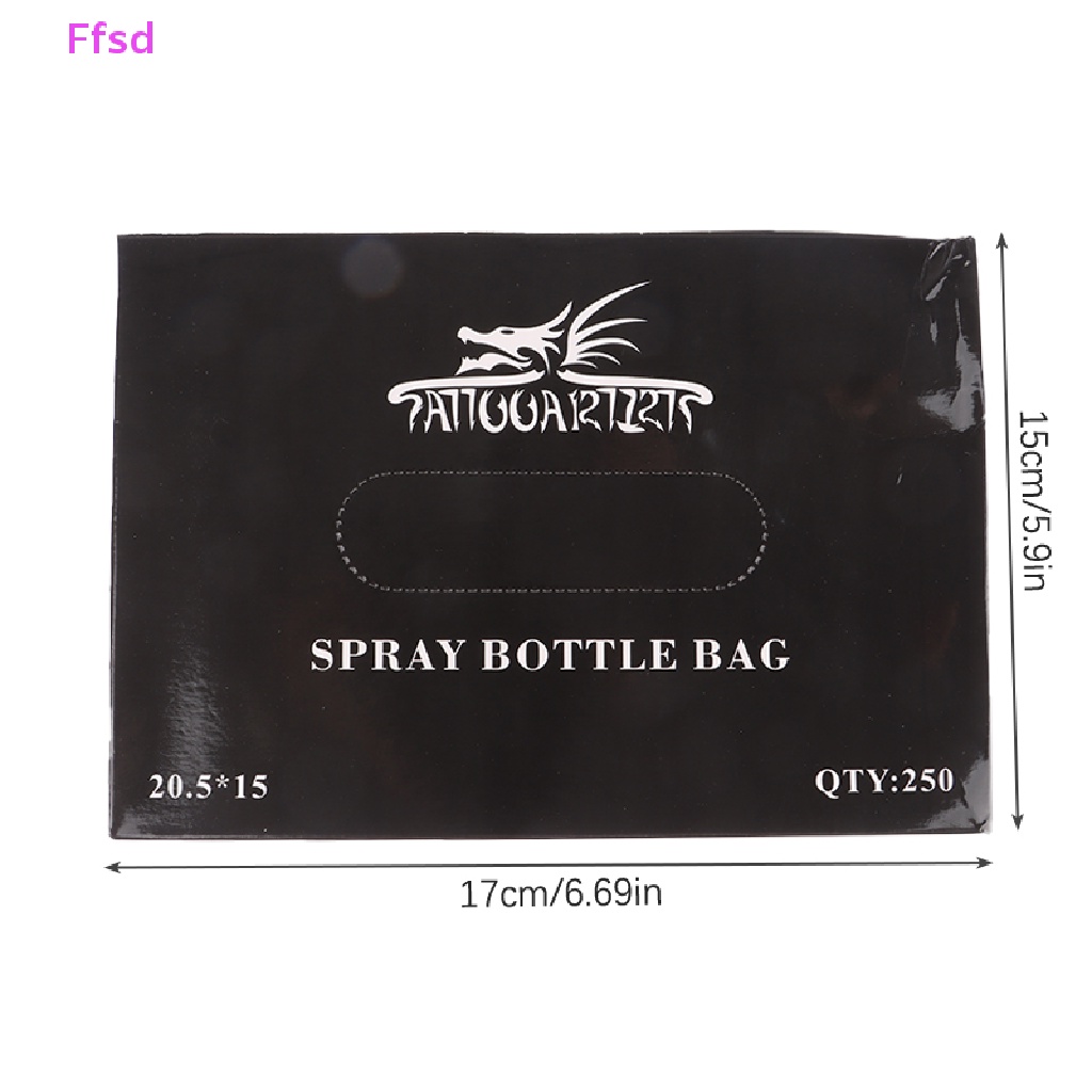 Set 250 Túi Bọc Bình Đựng Nước Rửa Hình Xăm Dùng Một Lần