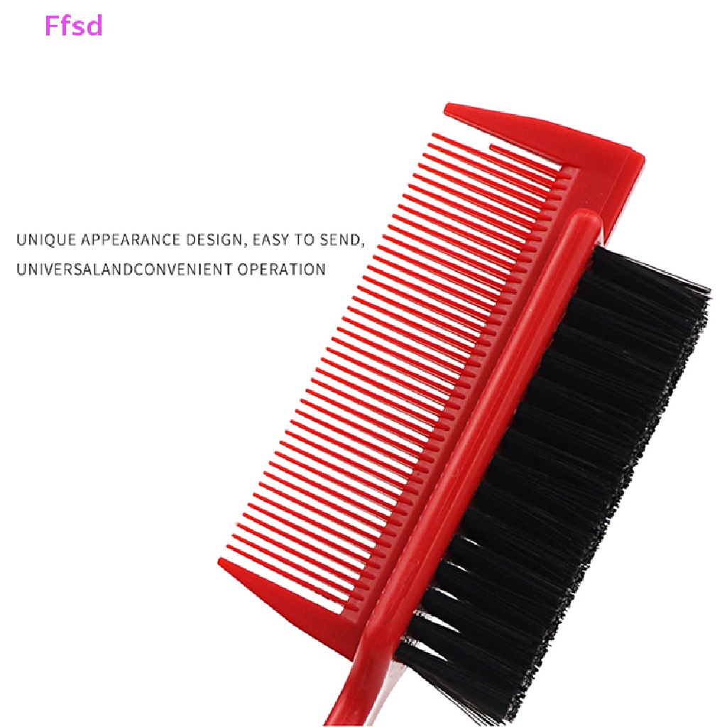 {Ffsd} Lược Chải Tạo Kiểu Râu Hai Mặt Cỡ Nhỏ Cho Salon Làm Tóc Nam Nữ * Bán Chạy