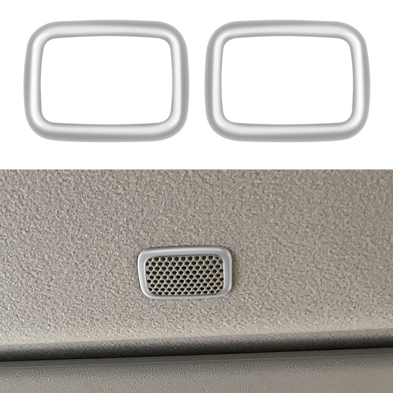 1 Cặp Miếng Dán Viền Loa Âm Thanh Trên Nóc Xe Hơi Bằng Sợi Carbon Cho Toyota Sienta 2022 2023 RHD