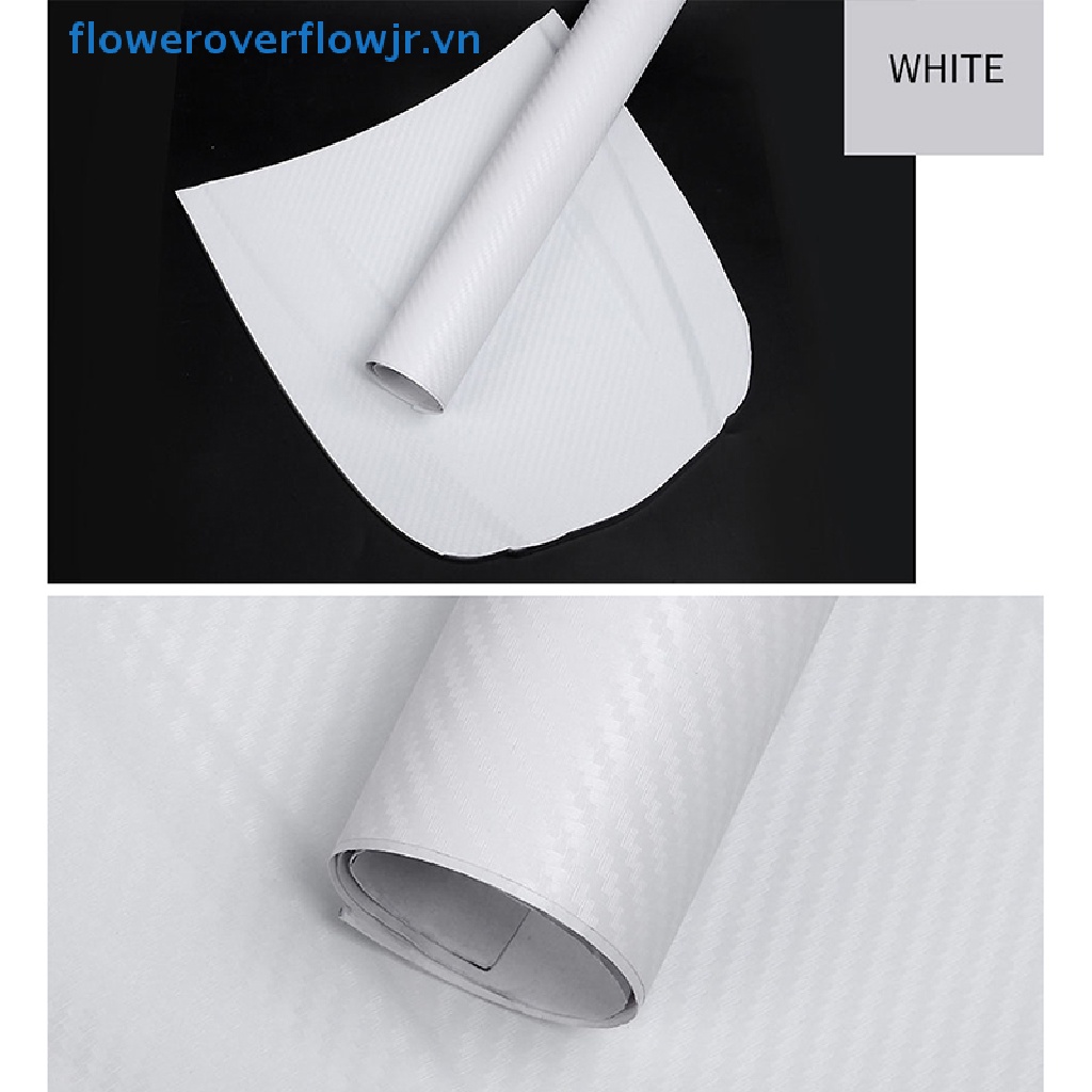 Phim Dán Vinyl Sợi Carbon 3D 127x30cm Trang Trí Xe Hơi