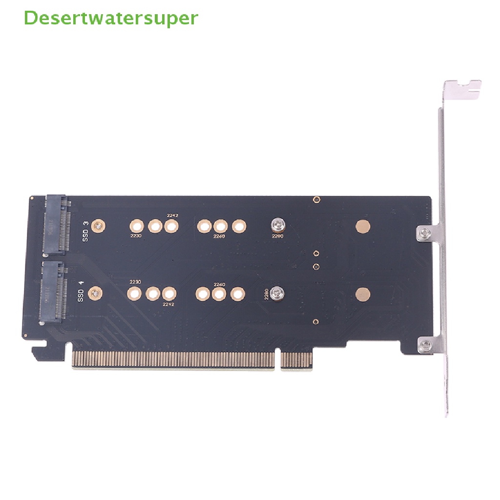 1 Thẻ Bài PCI-E m.2 X16 Sang 4X NVME Pcie PCIE3.0 GEN3 X16 Đến 4 * NVME