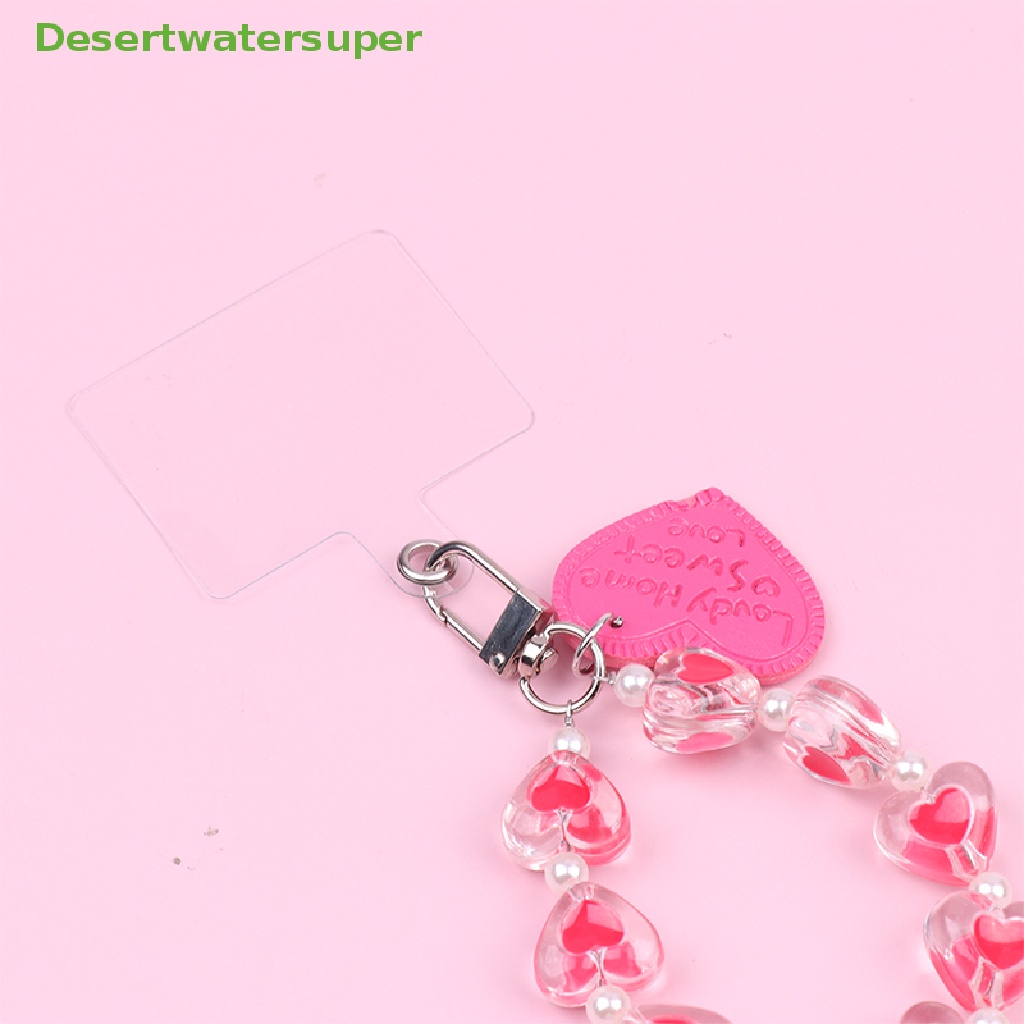 Vòng Đeo Tay Chống Thất Lạc Hình Trái Tim Pha Lê Cho Điện Thoại