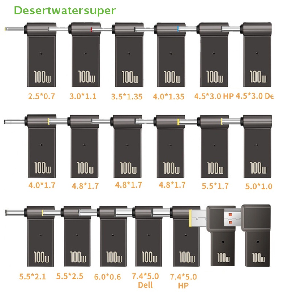 Đầu Nối Chuyển Đổi Nguồn DC Type-C Female Sang DC Male Cho Laptop