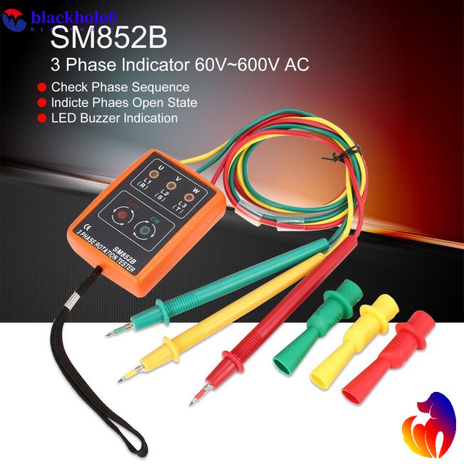 Thiết Bị Kiểm Tra Tần Số Điện Tử 3 Pha Sm852b 60vxefxbdx9e600v Ac